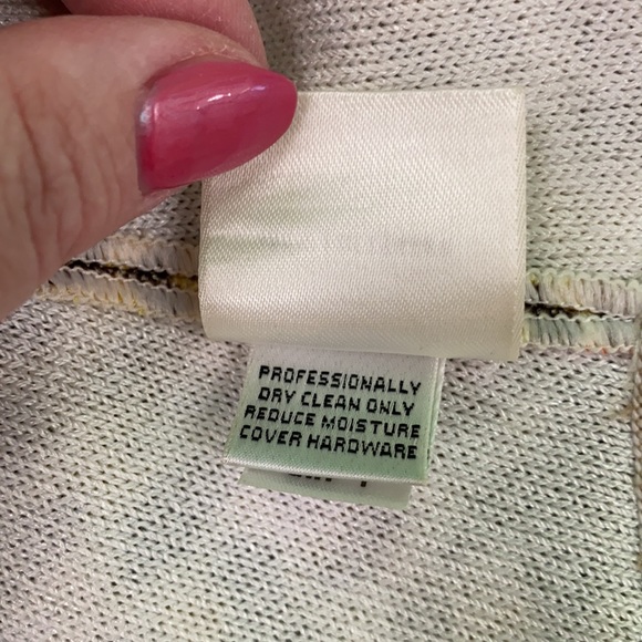 St. John Sport Floral Asymmetrical Knit Skirt - Picture 15 of 15